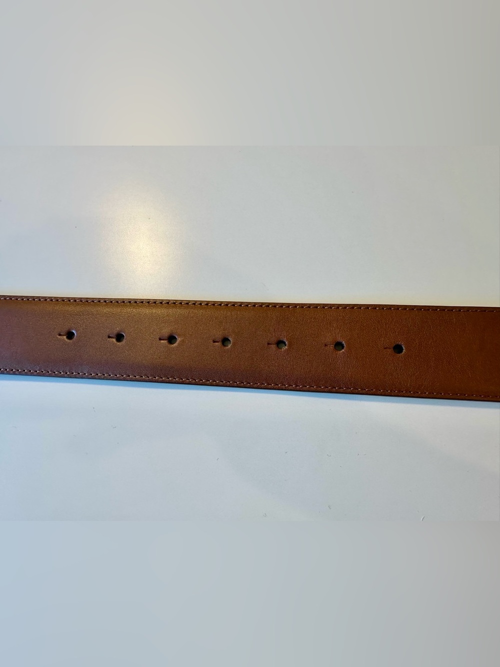 Burberry Monogram Motif Leather Belt - Picture 5 of 7